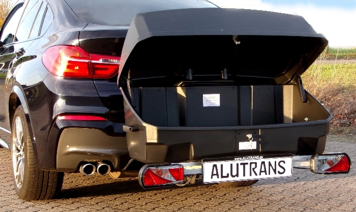 ALUTRANS BackBOXX Premium Komplettsystem BOX für d. AHK black edition II